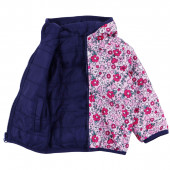 Двулицево преходно яке "Bloom" в розово и тъмносиньо 2