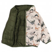 Двулицево преходно яке ''Raptor'' в бежово и  зелено 2