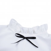 Елегантна блуза за момичета в бяло 3