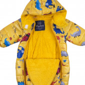 Бебешки ескимос "Dino" в наситено жълто 3