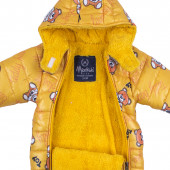 Бебешки ескимос "Bear" в наситено жълто 2