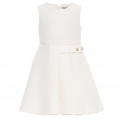 Официална детска рокля с болеро от туид 3