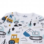 Бебешки ромпър с цип и открити крачета ''Beep'' 3