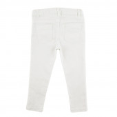 Детски панталон за момичета в бяло (3 - 13 год.) 2