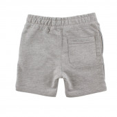 Къси трикотажни панталонки в сиво (1 - 3 год.) 2