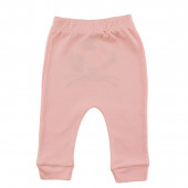 Бебешко панталонче в розово "Коте" (0 - 9 мес.) 2