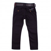 Панталон в тъмносив цвят с колан за момчета (5 - 10 год.) 2