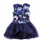 Детска празнична рокля "Волни пеперуди" (4 - 13 год.) 2