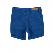 Къси панталони в кралско синьо за момчета (3 - 13 год.) 2