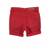 Къси панталони в рубин за момчета (3 - 13 год.) 2