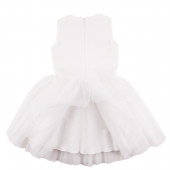 Празнична рокля "Адреана" в бяло (4 - 12 год.) 2