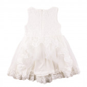 Детска лятнa рокля "Есмералда" в бяло (3 - 8 год.) 2