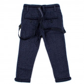 Елегантен панталон с тиранти от тъкана материя (1 - 8 год.) 2