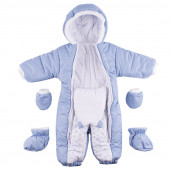 Бебешки ескимос в синьо за момчета (3 - 9 мес.) 2