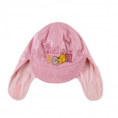 Детска зимна шапка в розово за момичета (1 - 4 год.) 2
