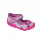 Анатомични дишащи текстилни обувки за момичета "Pink ribbon" 2