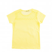 Тениска за момичета в жълто (9 - 14 год.) 2