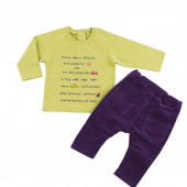 Комплект от блузка и джинси за момченца (3 - 24 мес.) 2