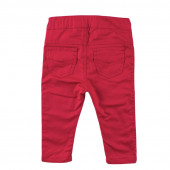 Бебешки чино панталон за момчета в червено (6 - 24 мес.) 2