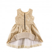 Детска рокля от екокожа "Златина" (3 - 13 год.) 2