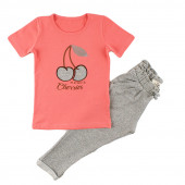 Детски комплект за момиченца "Cherries" (2 - 6 год.) 2