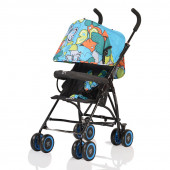 Детска лятна количка "Billy" сини пеперуди 2