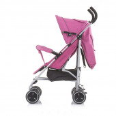 Детска лятна количка "Емоджи" розова лен 2019 2