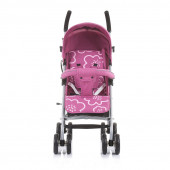 Детска лятна количка "Емоджи" розова лен 2019 4