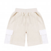 Къси панталони с карго джобове в светлобежово 2