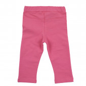 Детски клин-панталон в наситено розово 2