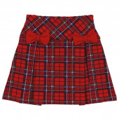 Коледен комплект за момичета с пола 4