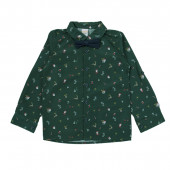 Коледен комплект от 4 части в зелено и тъмносиньо 2