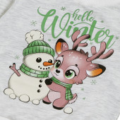 Коледен плътен коледен комплект "Hello winter" 5