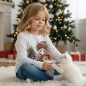 Детска коледна блуза "Sweet moments" в бяло 2