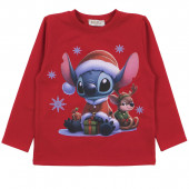 Коледна блуза "Gifts" в червено 2