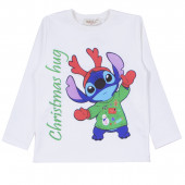 Коледна блуза "Christmas hug" в екрю 2