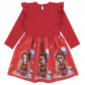 Коледна плътна рокля "Winter princess" 3