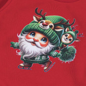 Коледна ватирана блуза "Christmas friends" 4