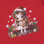 Коледна ватирана блуза "Holiday moments" 4