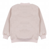 Коледна ватирана блуза в бежово 3