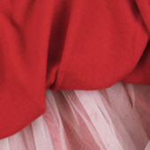 Коледна ватирана рокля с коланче 5