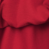 Коледна ватирана рокля "Thing happy" в червено 4