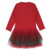 Коледна ватирана рокля "Wish" 3