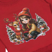 Коледна ватирана рокля "Wish" 5