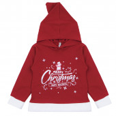 Коледно ватирано худи "Happy holidays" 2