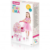 Детска количка за кукли  "Ема " сърчица 5