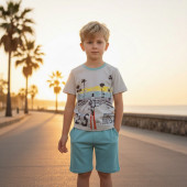 Летен комплект за момчета ''Sunset surfer'' 2