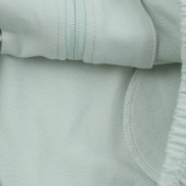 Детски плътен комплект с качулка в цвят млечна мента 6
