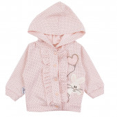 Бебешки комплект от 3 части "Bunny babe" в  пудра 2