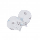 Бебешки комплект от 5 части ''Little giraffe'' в екрю и синьо 7